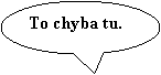 Objanienie owalne: To chyba tu.